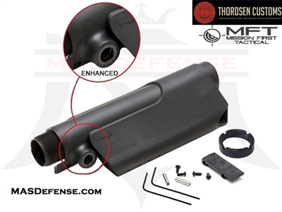 THORDSEN / MFT ENHANCED PISTOL CHEEK REST KIT - BLK #5034B